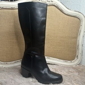 Dansko | Women’s Black Tyra Tall Leather Boots